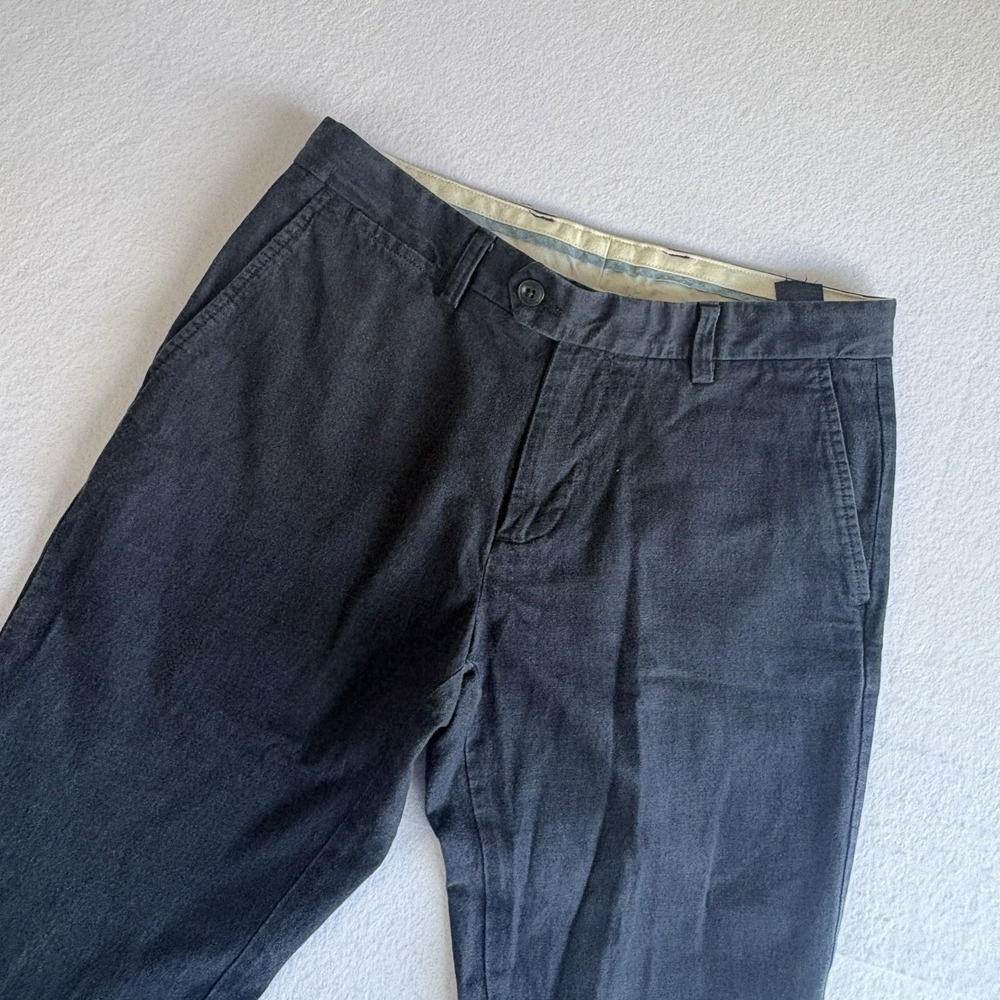 Tommy Hilfiger Slim Fit Chino Pants Men's 32x32 Navy Preppy Casual Workwear